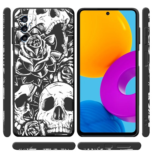 Чехол BoxFace Samsung Galaxy M52 (M526) Skull and Roses