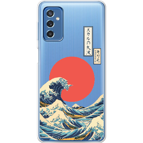 Чехол BoxFace Samsung Galaxy M52 (M526) Большая волна в Канагаве