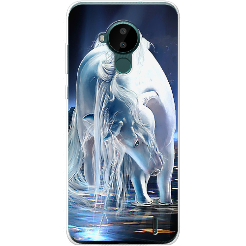 Чехол BoxFace Nokia C30 White Horse