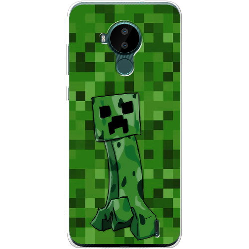 Чехол BoxFace Nokia C30 Minecraft Creeper