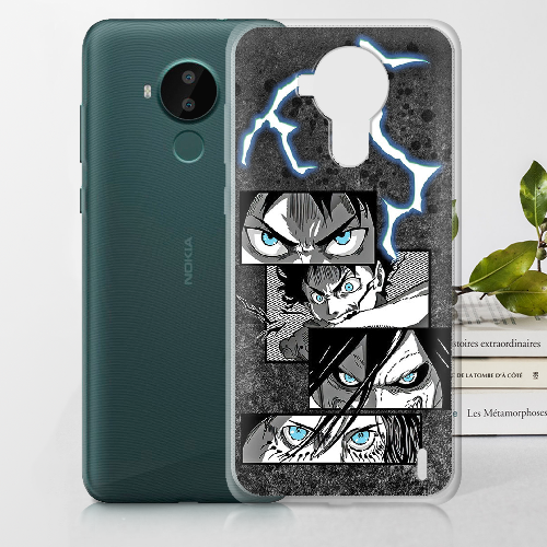 Чехол BoxFace Nokia C30 Eren Yeager Transformation