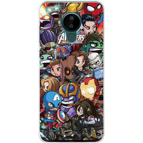 Чехол BoxFace Nokia C30 Avengers Infinity War