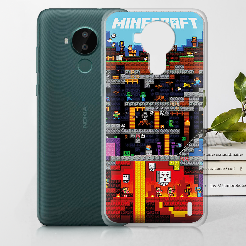 Чехол BoxFace Nokia C30 Minecraft Lode Runner