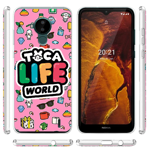 Чехол BoxFace Nokia C30 Toca Boca Life World