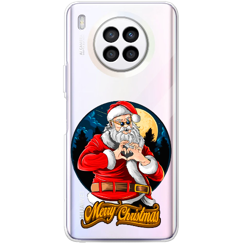 Чехол BoxFace Huawei Nova 8i Cool Santa and heart