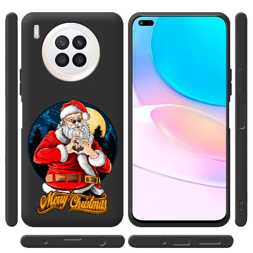 Чехол BoxFace Huawei Nova 8i Cool Santa and heart