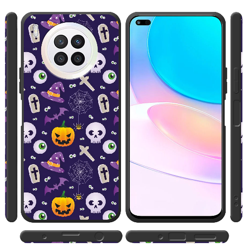 Чехол BoxFace Huawei Nova 8i Halloween Purple Mood