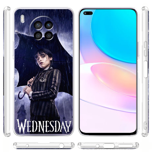 Чехол BoxFace Huawei Nova 8i Wednesday Addams