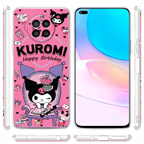 Чехол BoxFace Huawei Nova 8i День народження Kuromi