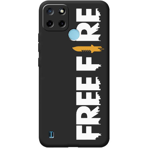 Чехол BoxFace Realme C25Y Белый Free Fire