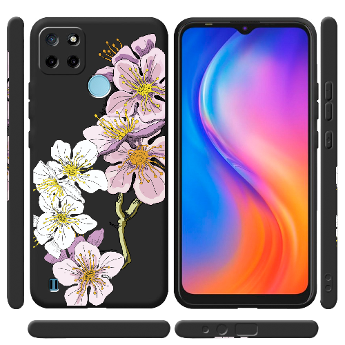 Чехол BoxFace Realme C25Y Cherry Blossom