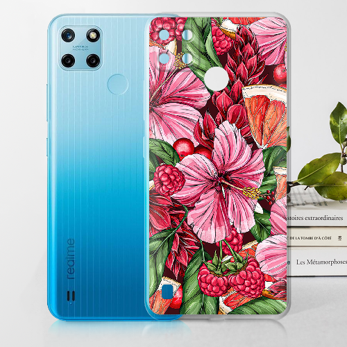 Чехол BoxFace Realme C25Y Tropical Flowers