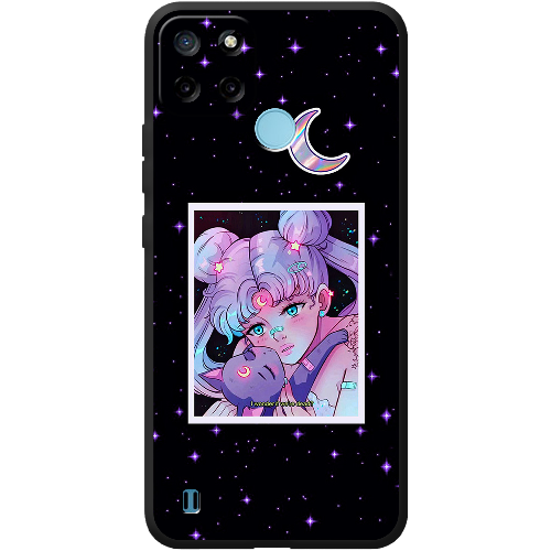 Чехол BoxFace Realme C25Y Sailor Moon night