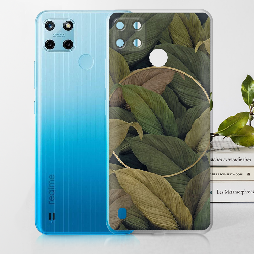 Чехол BoxFace Realme C25Y Green Leaf