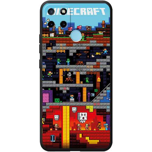 Чехол BoxFace Realme C25Y Minecraft Lode Runner