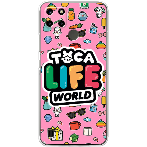 Чехол BoxFace Realme C25Y Toca Boca Life World