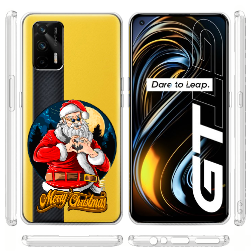 Чехол BoxFace Realme GT Cool Santa and heart