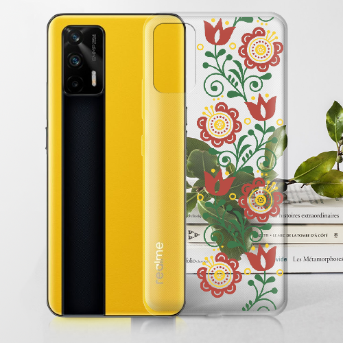 Чехол BoxFace Realme GT Ethno Flower