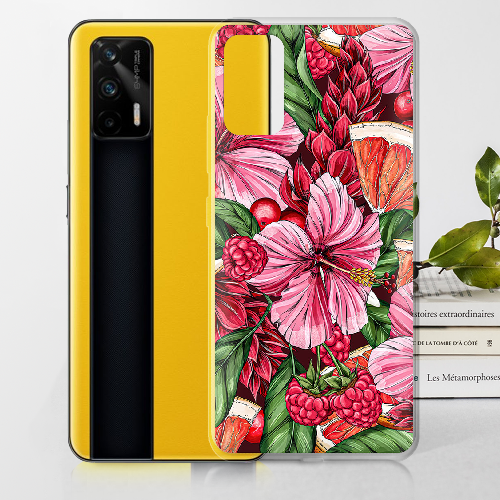 Чехол BoxFace Realme GT Tropical Flowers