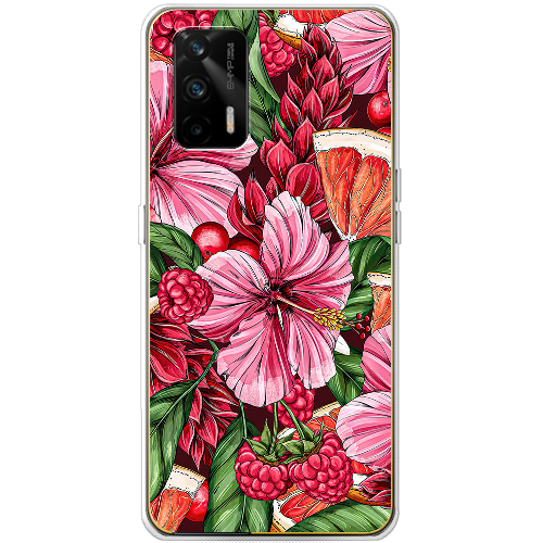 Чехол BoxFace Realme GT Tropical Flowers