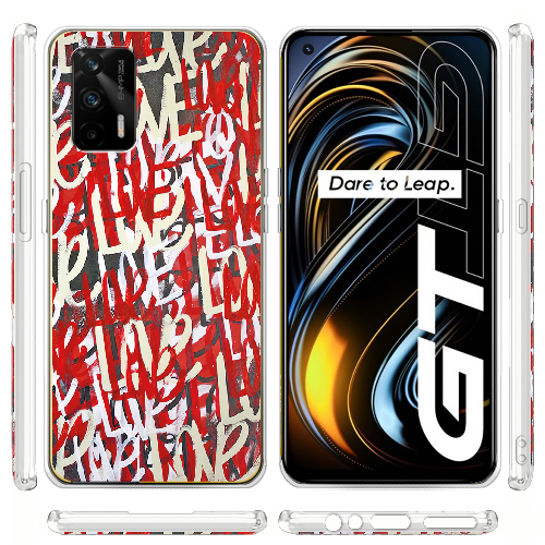 Чехол BoxFace Realme GT Love Graffiti