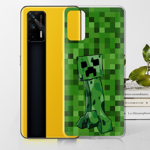 Чехол BoxFace Realme GT Minecraft Creeper