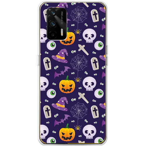 Чехол BoxFace Realme GT Halloween Purple Mood