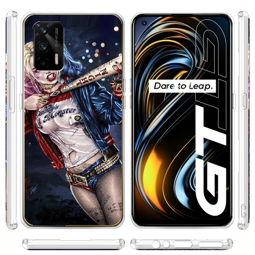 Чехол BoxFace Realme GT Harley Quinn