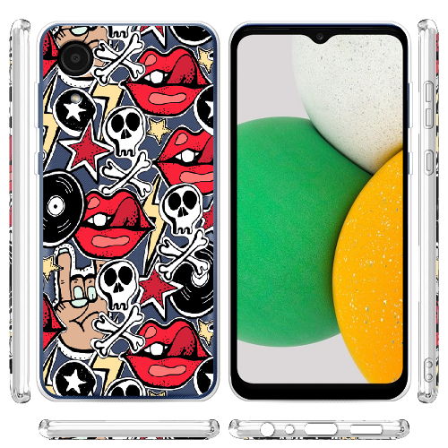 Чехол BoxFace Samsung Galaxy A03 Core (A032) Rock Graffiti