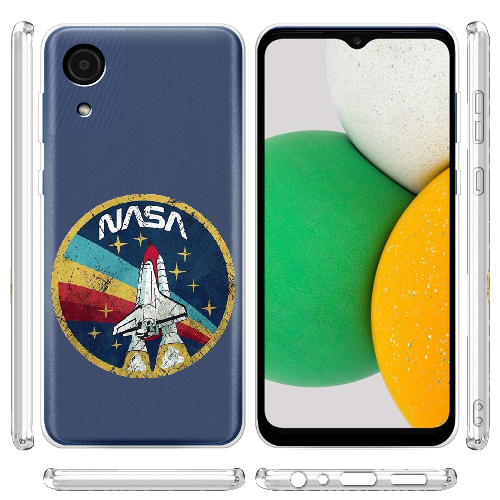 Чехол BoxFace Samsung Galaxy A03 Core (A032) Space Shuttle NASA