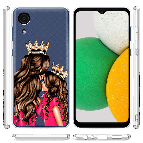 Чехол BoxFace Samsung Galaxy A03 Core (A032) Queen and Princess