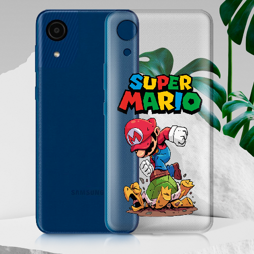 Чехол BoxFace Samsung Galaxy A03 Core (A032) Super Mario