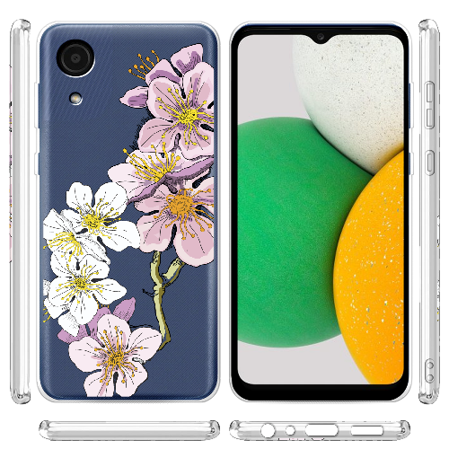 Чехол BoxFace Samsung Galaxy A03 Core (A032) Cherry Blossom