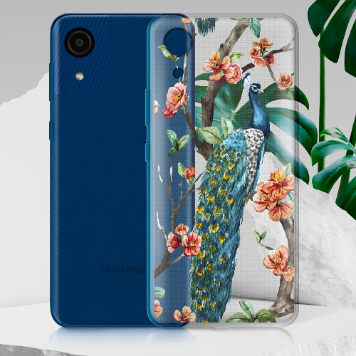 Чехол BoxFace Samsung Galaxy A03 Core (A032) Noble Peacock