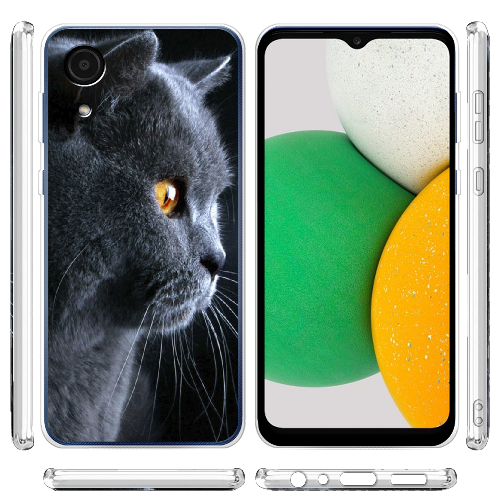 Чехол BoxFace Samsung Galaxy A03 Core (A032) English cat