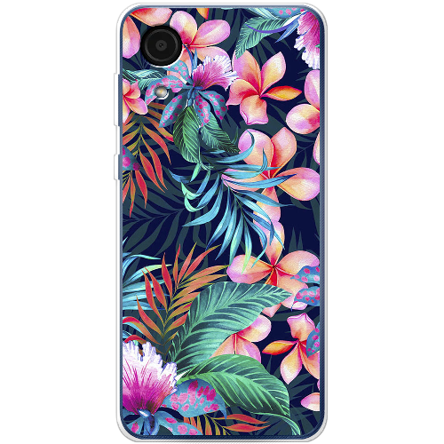 Чехол BoxFace Samsung Galaxy A03 Core (A032) flowers in the tropics