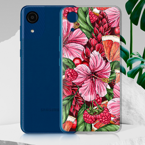 Чехол BoxFace Samsung Galaxy A03 Core (A032) Tropical Flowers