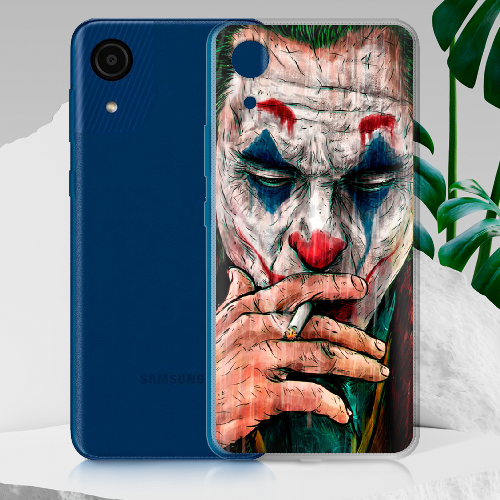 Чехол BoxFace Samsung Galaxy A03 Core (A032) Joker Smoking