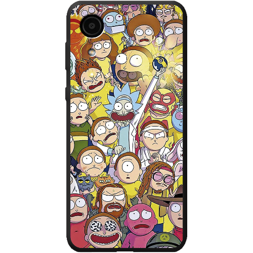 Чехол BoxFace Samsung Galaxy A03 Core (A032) Rick and Morty все герои