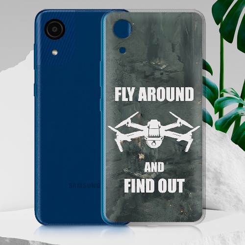 Чехол BoxFace Samsung Galaxy A03 Core (A032) Дрон Fly Around