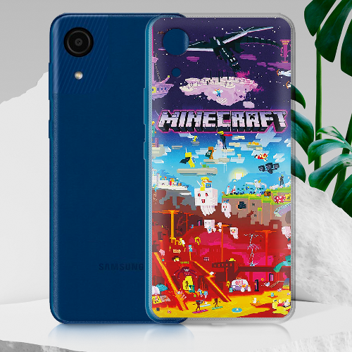 Чехол BoxFace Samsung Galaxy A03 Core (A032) Minecraft World Beyond