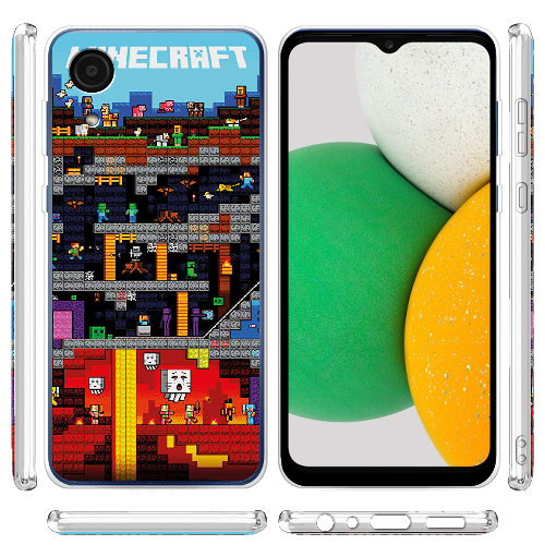 Чехол BoxFace Samsung Galaxy A03 Core (A032) Minecraft Lode Runner