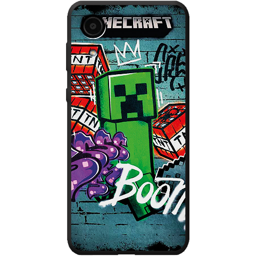 Чехол BoxFace Samsung Galaxy A03 Core (A032) Minecraft Graffiti