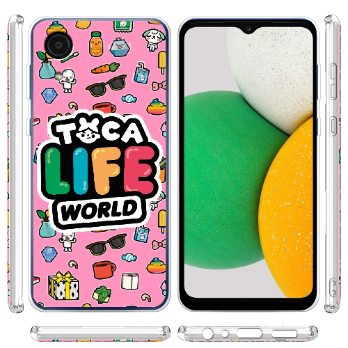 Чехол BoxFace Samsung Galaxy A03 Core (A032) Toca Boca Life World