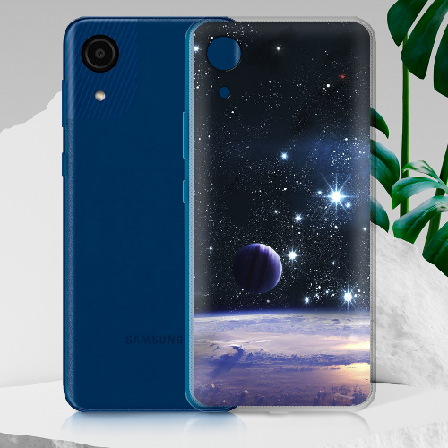 Чехол BoxFace Samsung Galaxy A03 Core (A032) Space Landscape