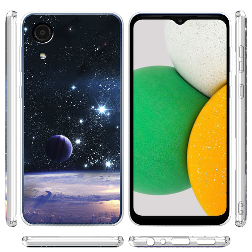 Чехол BoxFace Samsung Galaxy A03 Core (A032) Space Landscape