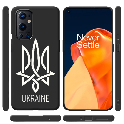 Чехол BoxFace OnePlus 9 Pro Тризуб монограмма UKRAINE