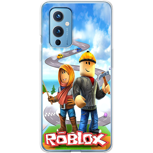 Чехол BoxFace OnePlus 9 Roblox Білдерман