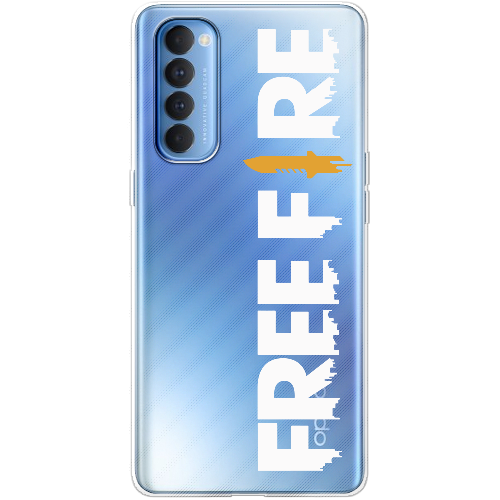 Чехол BoxFace OPPO Reno 4 Pro Белый Free Fire