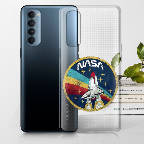 Чехол BoxFace OPPO Reno 4 Pro Space Shuttle NASA